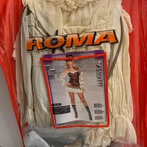 Roma Cream and Red Costume